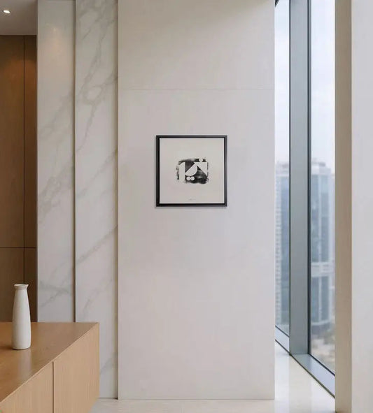 Abstract Arabic Typography 'Good' Canvas Kashida Design