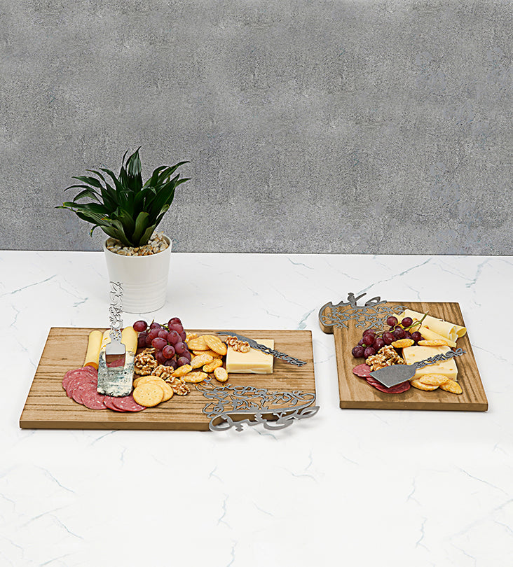 Progression Cheese Plate (Afiya) Kashida Design