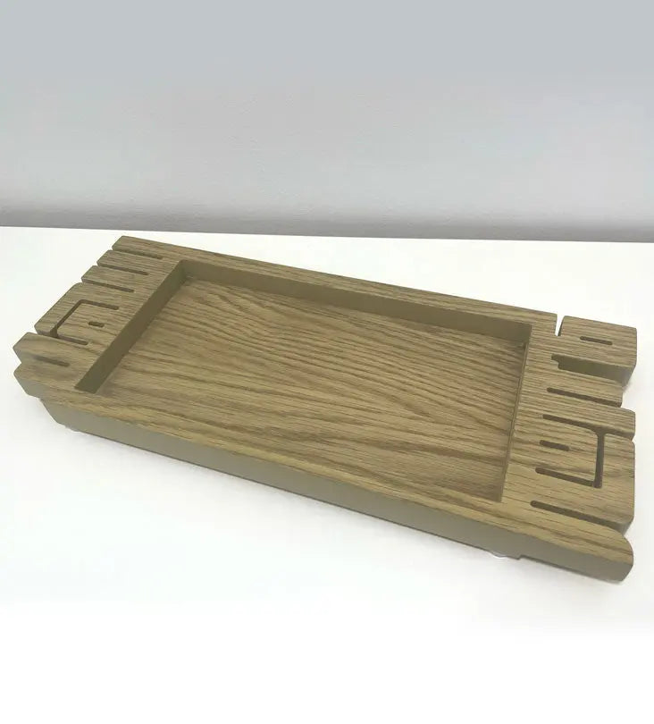Ahlan w Sahlan Tray (Regular Natural Finish) - Sample Kashida Design