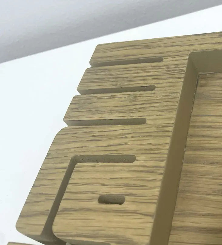 Ahlan w Sahlan Tray (Regular Natural Finish) - Sample Kashida Design