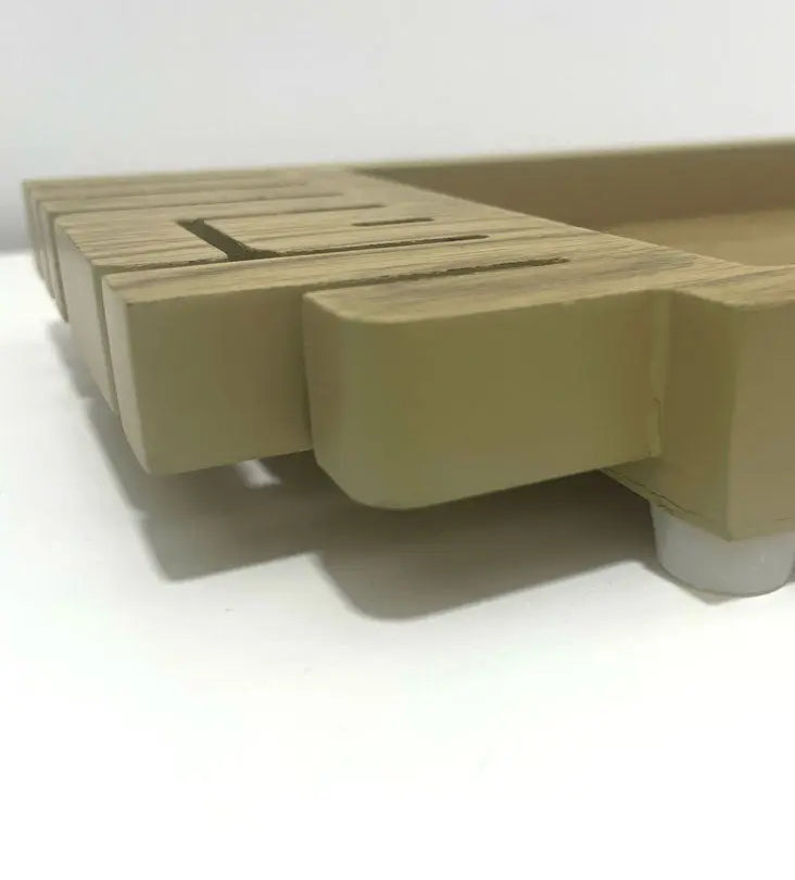 Ahlan w Sahlan Tray (Regular Natural Finish) - Sample Kashida Design