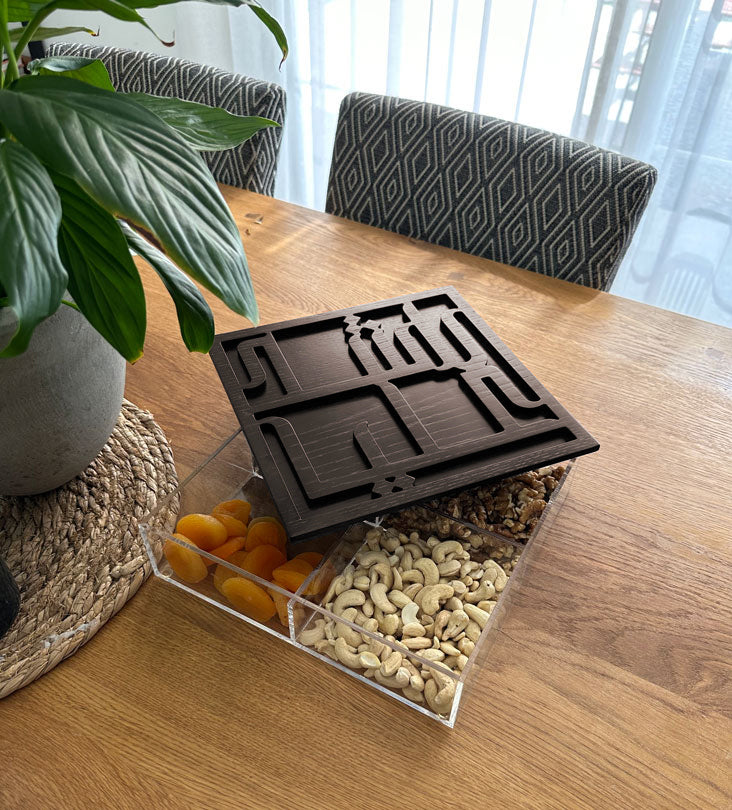 Name Acrylic Box Kashida Design