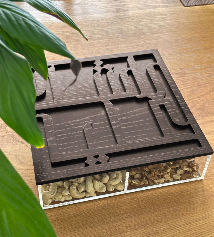 Name Acrylic Box Kashida Design