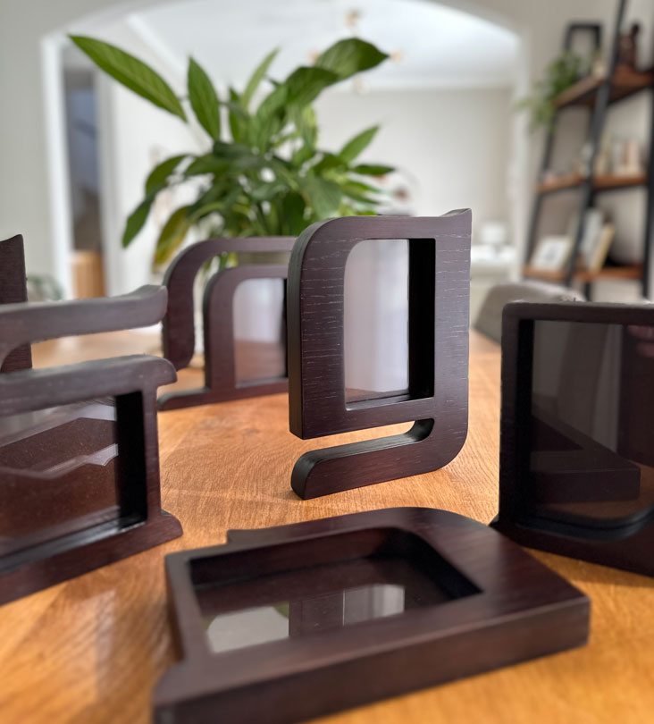 Letter Photo Frames (Set of 2) Kashida Design