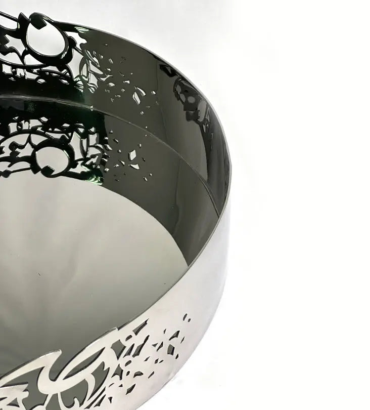 Sahtein Bowls (Regular) - Silver - Sample Kashida Design