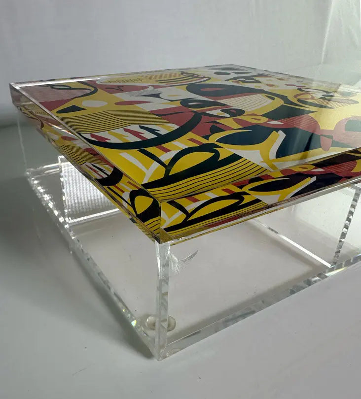 Abstract Square Box (Regular) - Sample Kashida Design
