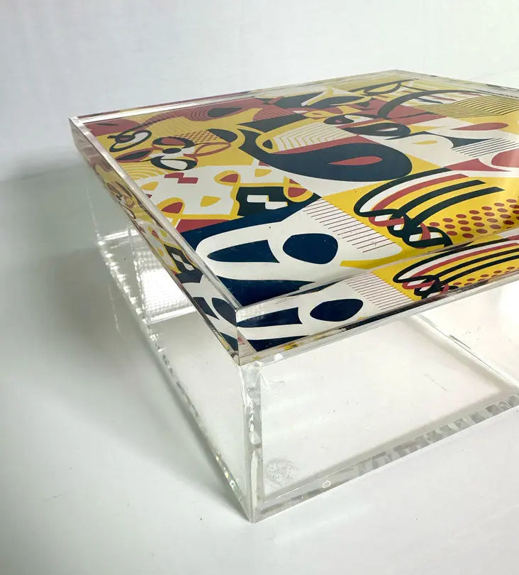 Abstract Square Box (Regular) - Sample Kashida Design