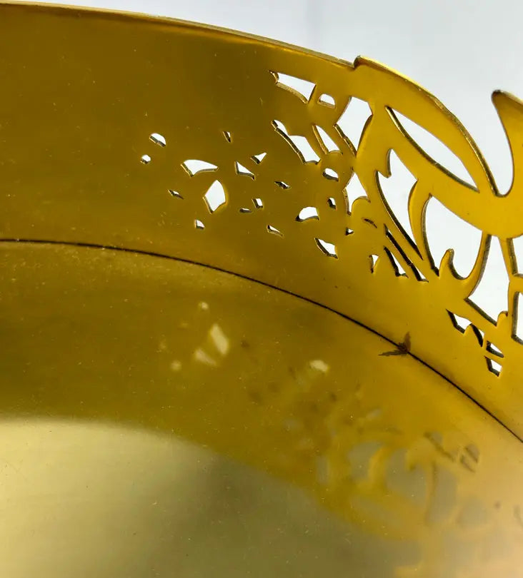 Sahtein Bowls (Large) - Gold- Sample Kashida Design
