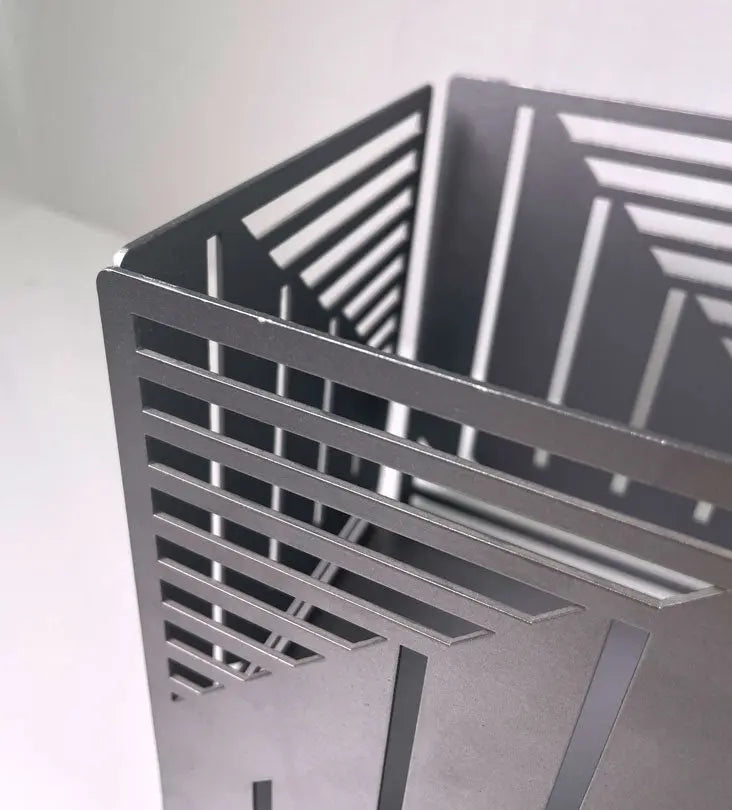 Allah Candle Holder (Regular) - Silver - Sample Kashida Design