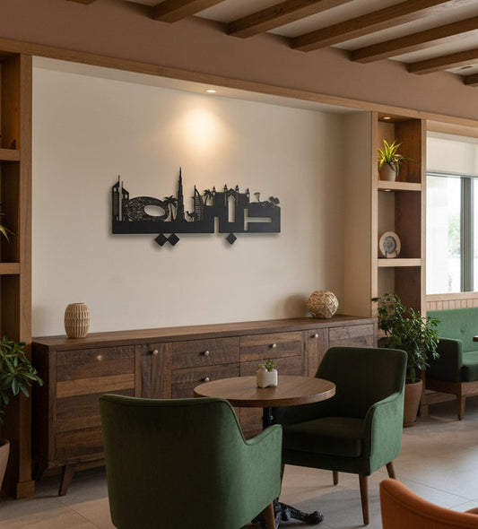 City Skyline Wall Décor – Dubai Kashida Design