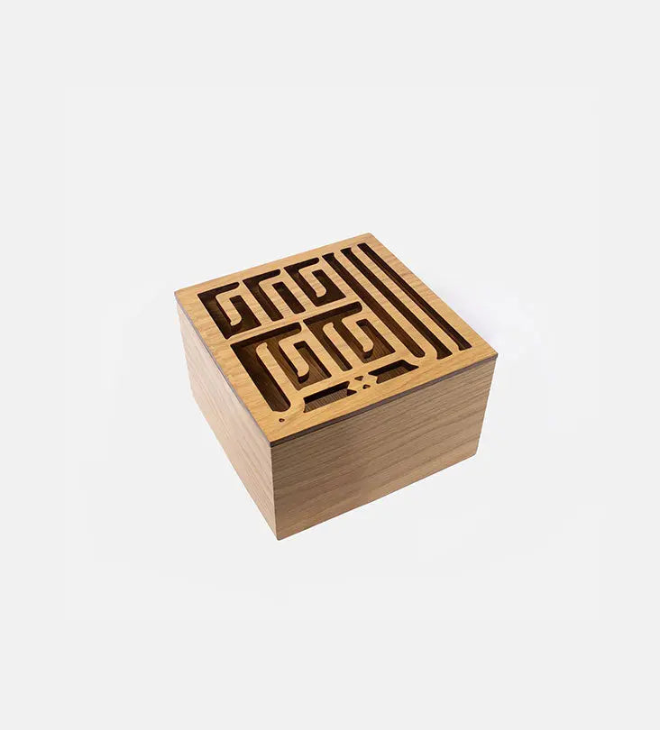 Name Wooden Box Kashida Design