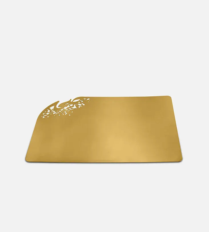 Progression Placemats Saha (Gold) - Sample Kashida Design