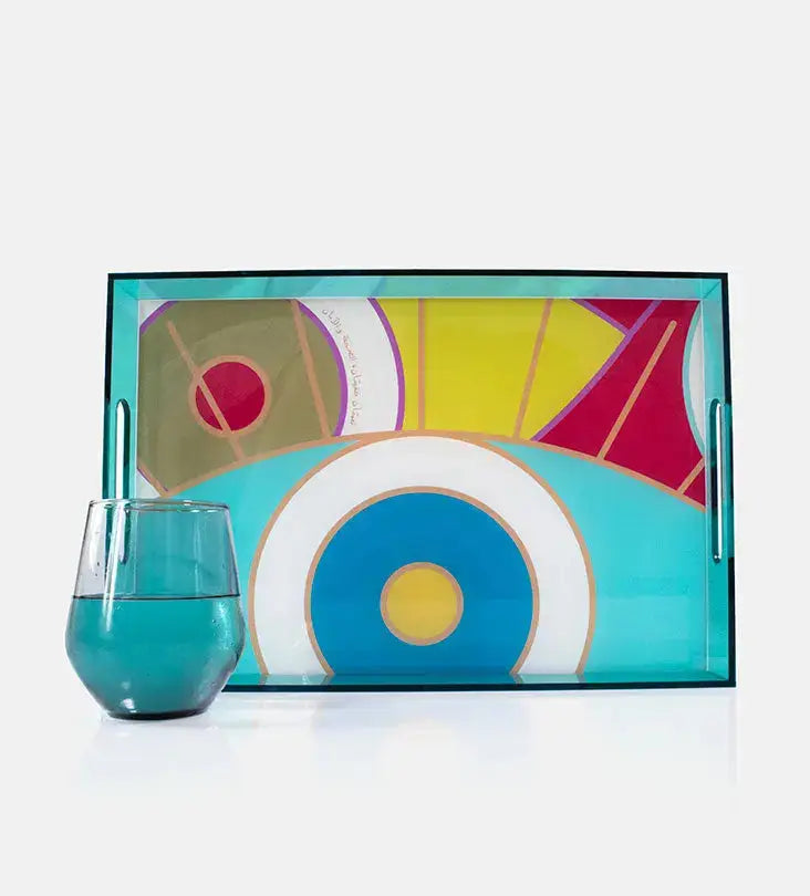 Supernatural Tray - Acrylic Kashida Design