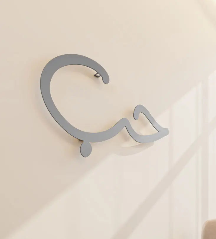 Ultramodern handwritten wall art that says love by Kashida