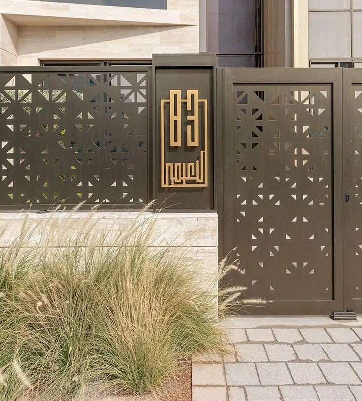 Name House Signage Kashida Design