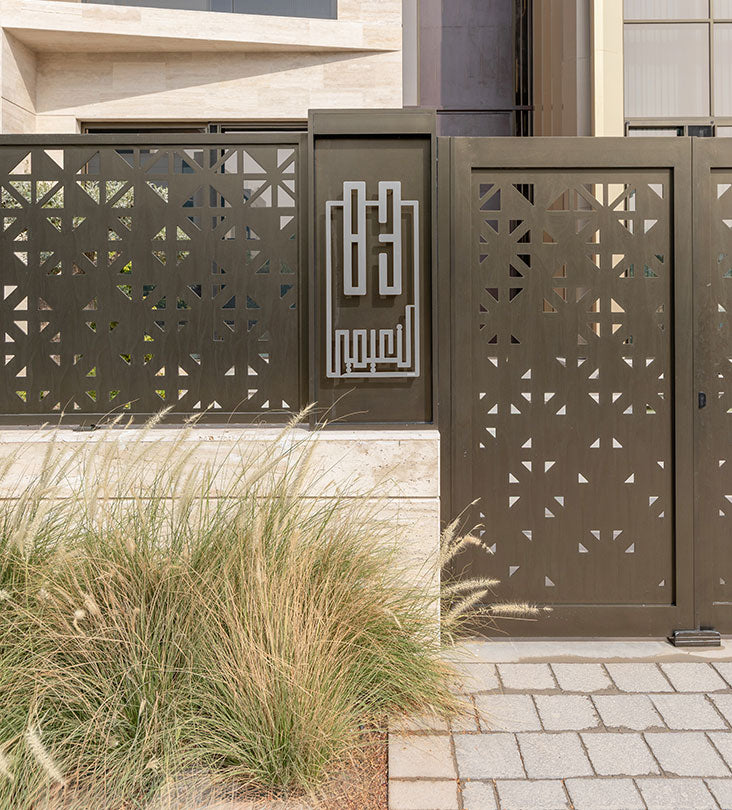 Name House Signage Kashida Design