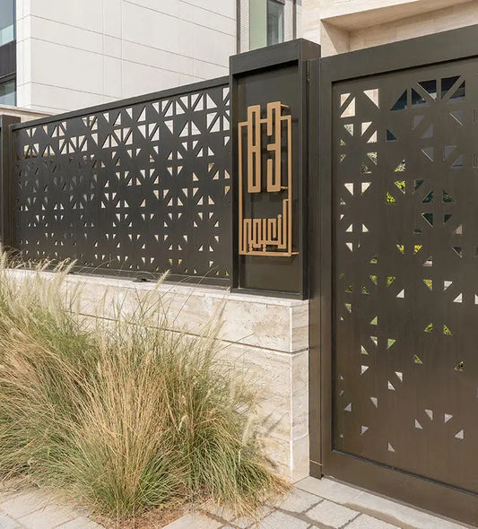 Name House Signage Kashida Design