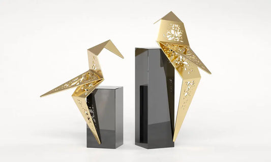 Luxury Falcon Sculptures Kashida Design