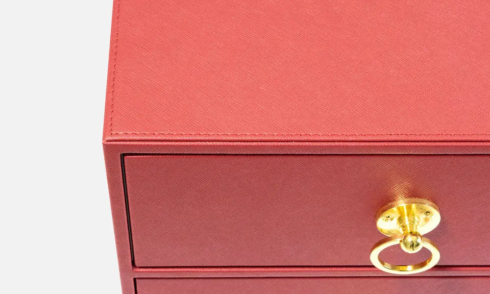 Arabic Coffee Cup + Bowl Set in VIP Leather Box Kashida Design