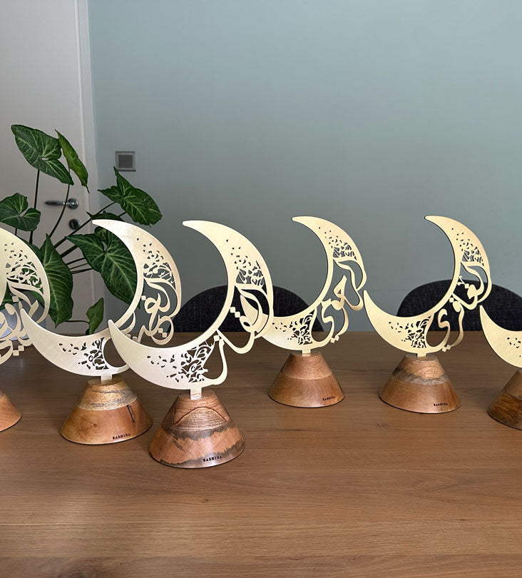 Ramadan Family Hilal Crescent Kashida Design