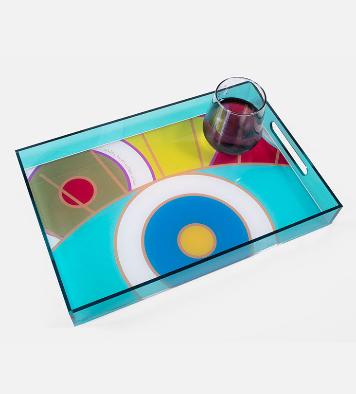 Supernatural Tray - Acrylic Kashida Design