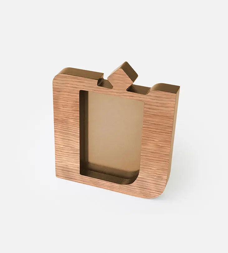 Personalized wooden photo frames with Arabic calligraphy letters