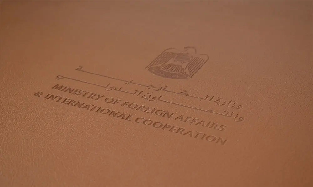 Bespoke corporate gift for UAE Ministry of Foreign Affairs Sheikh Abdullah bin Zayed
