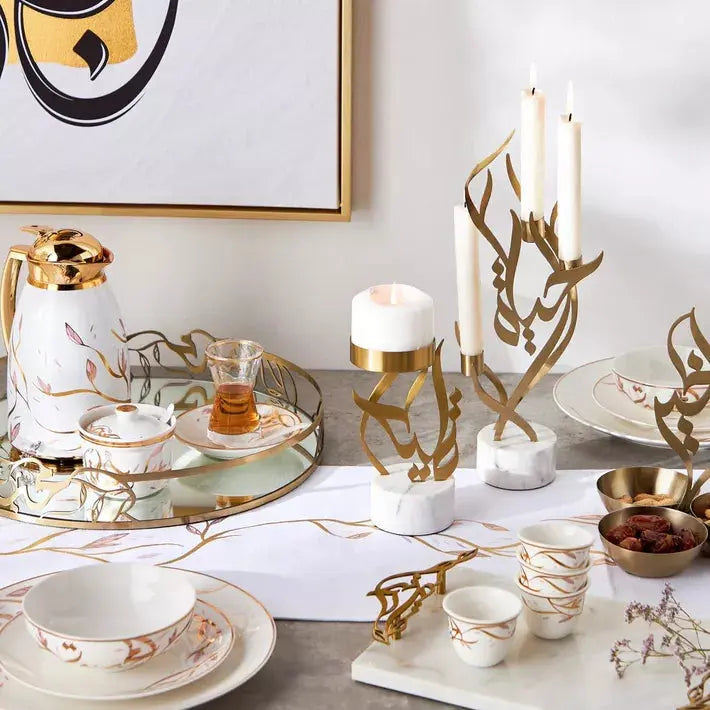 Kashida collaborates with Home Centre during Ramadan on an exclusive collection to bring modern beautiful Islamic homeware and furniture to Home Centre stores across the region