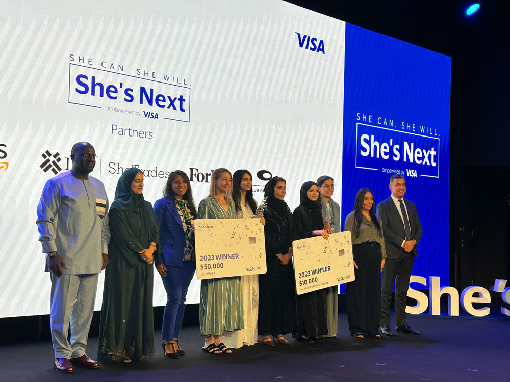 Trophy Design for Visa "She's Next" Awards