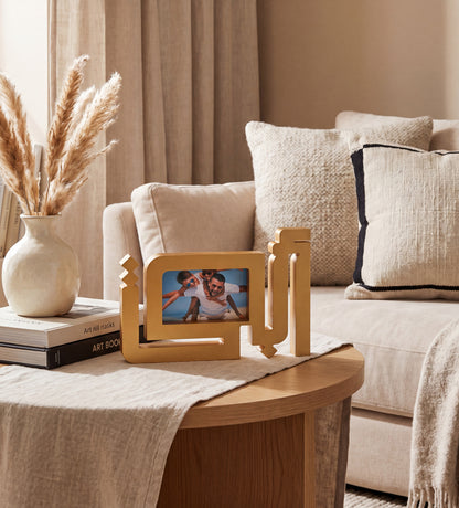 Abi photo frame - Gold Kashida Design