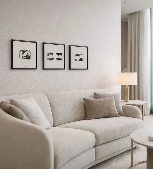 Abstract Arabic Typography "Love" Canvas