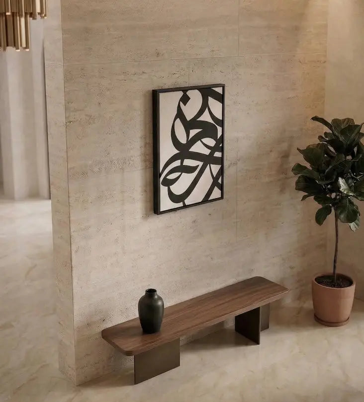Calligrapher's Strokes Detail Kashida Design