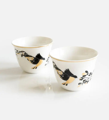 Freedom Arabic Coffee Cup x 2 Kashida Design