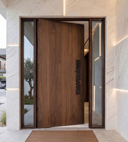 Name Door Handle (Geometric) Kashida Design