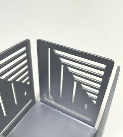 Allah Candle Holder (Small Silver) - Sample Kashida Design