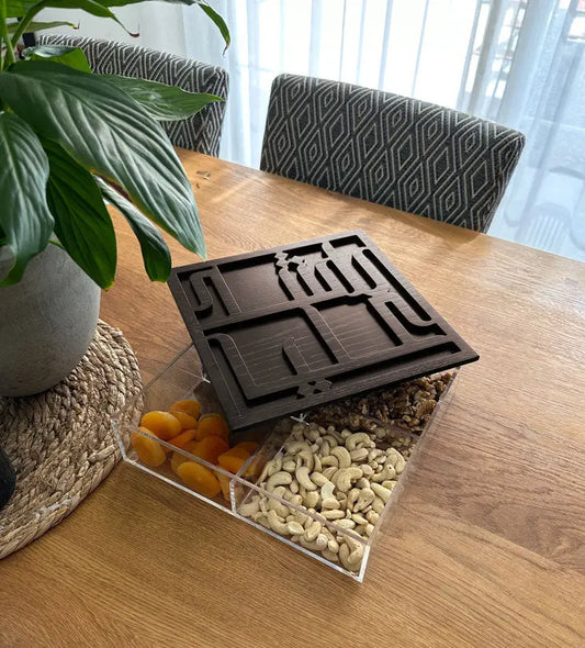 Name Acrylic Box Kashida Design