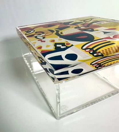Abstract Square Box (Regular) - Sample Kashida Design