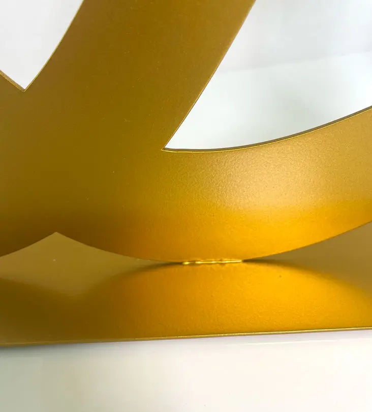 Noor Candle Holder (Large)  - Gold - Sample Kashida Design