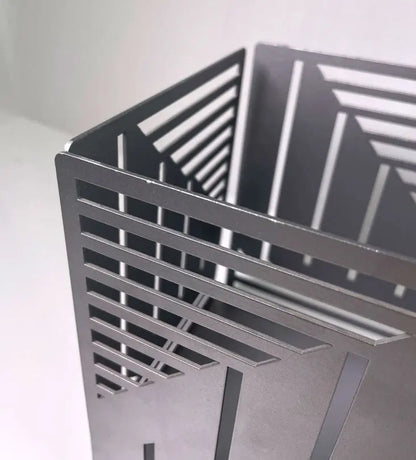 Allah Candle Holder (Regular) - Silver - Sample Kashida Design