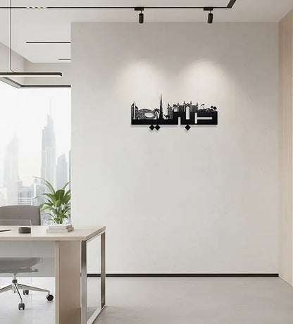 City Skyline Wall Décor – Dubai Kashida Design
