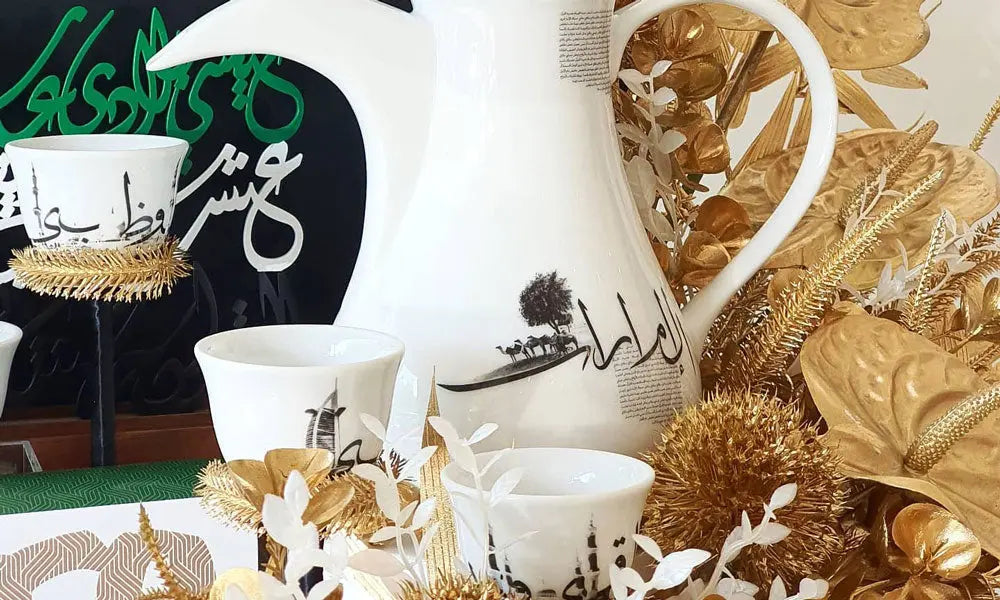 A selection of Kashida Design Studio's VIP corporate gifts celebrating UAE national day