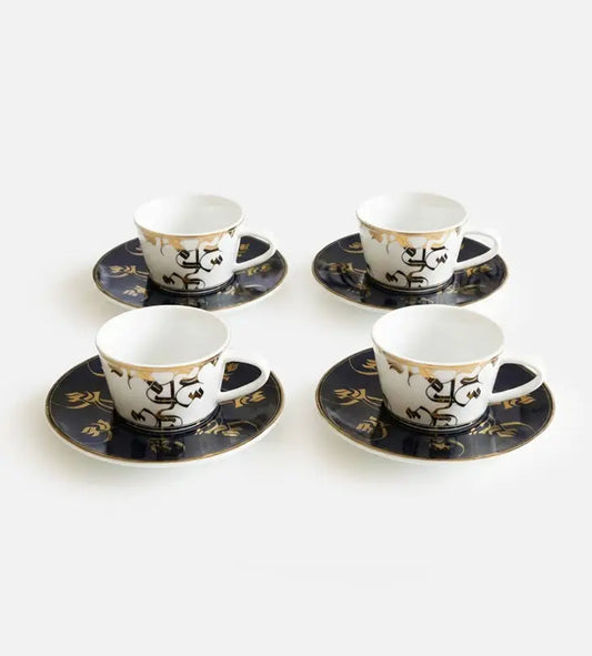 Pattern Espresso Cups x 4