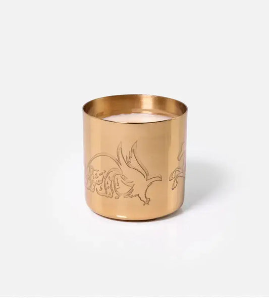 Scents of the UAE candles - 1 pc (Rose Gold) Kashida Design