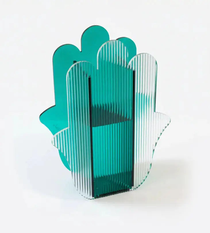 Supernatural Hamsa Vase Kashida Design