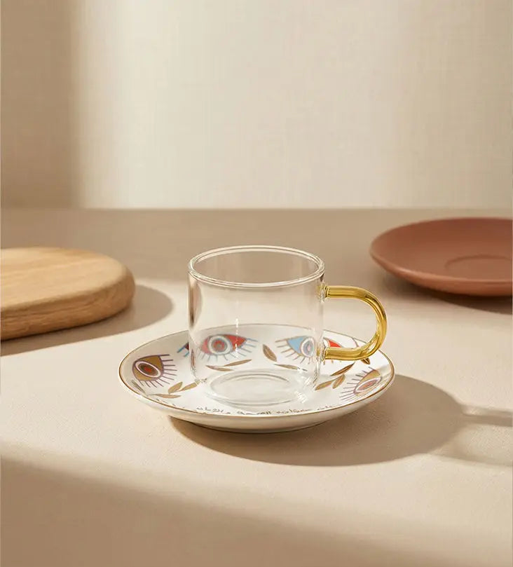 Supernatural Tea Cups x 4 (Regular) Kashida Design