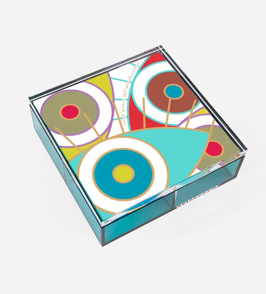 علبة أكريليك سوبرناتورال مربعي وسط