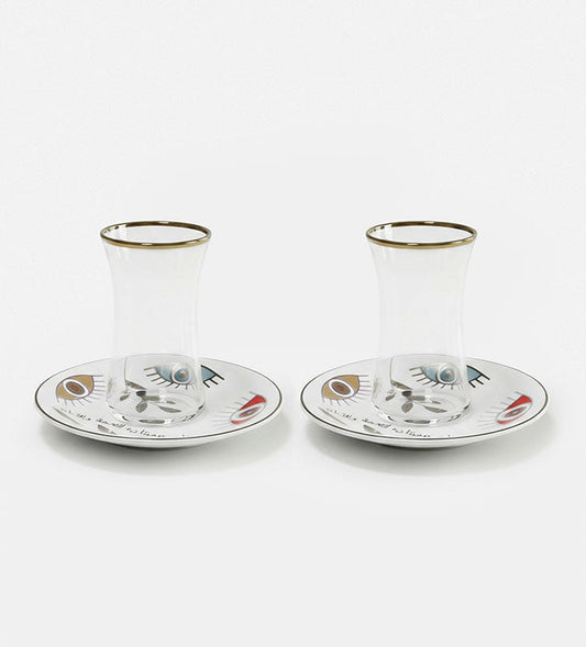 Supernatural Turkish Tea Cups x 2