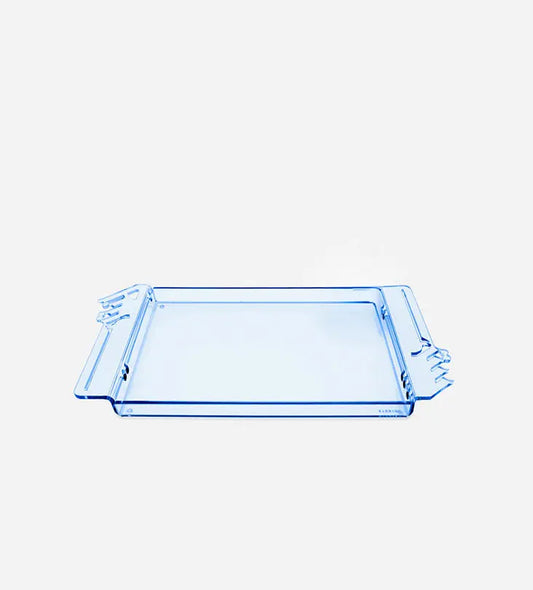 Bayti Jannati Tray (Regular) - Blue Kashida Design