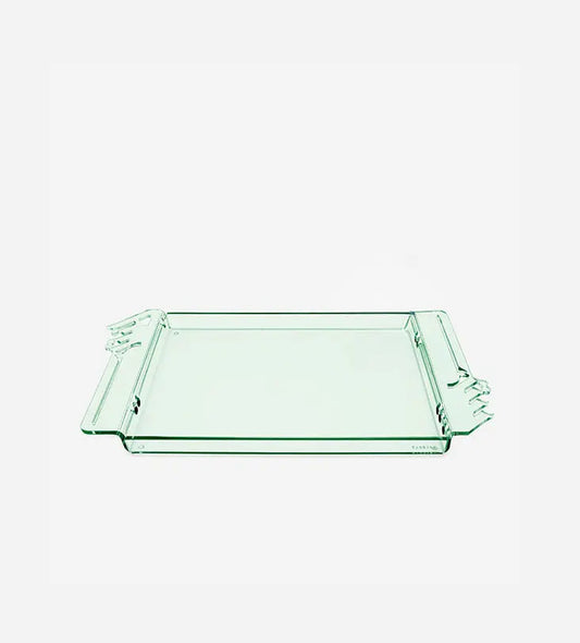 Bayti Jannati Tray (Regular) - Green Kashida Design