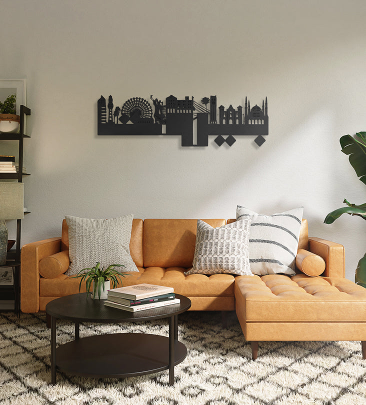 City Skyline Wall Décor – Beirut Kashida Design